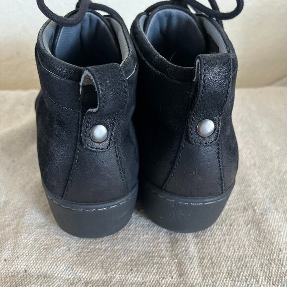 Dansko Woman's Black Suede Ellen Burnished Ankle Boots Sz 8.5 - 9 - Picture 3 of 13